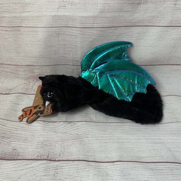 Halloween Bat Dog Costume with Iridescent Wings Hoodie Head Velcro Straps XS/S - Picture 14 of 14